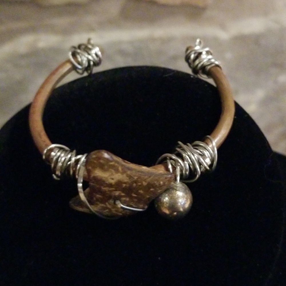 Intriguing bold cuff bracelet